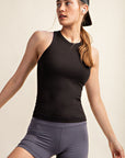 BUTTER SLEEVELESS RACER BACK TANK TOP